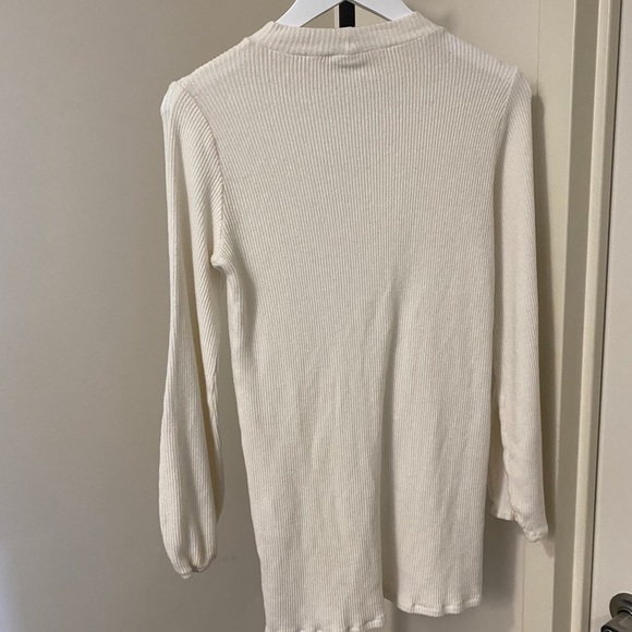 REFORMATION White Soft Tunic Ribbed Tunic - Picture 2 of 4